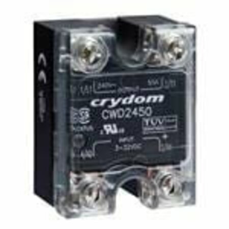 CRYDOM Solid State Relays - Industrial Mount Pm Ip20 Ssr 660Vac/ 10A, Univ Input, Zc CWU4810